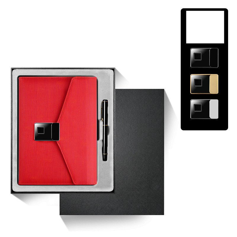 Multi-Functional Fingerprint Unlock Notebook Wireless Charging Notepad