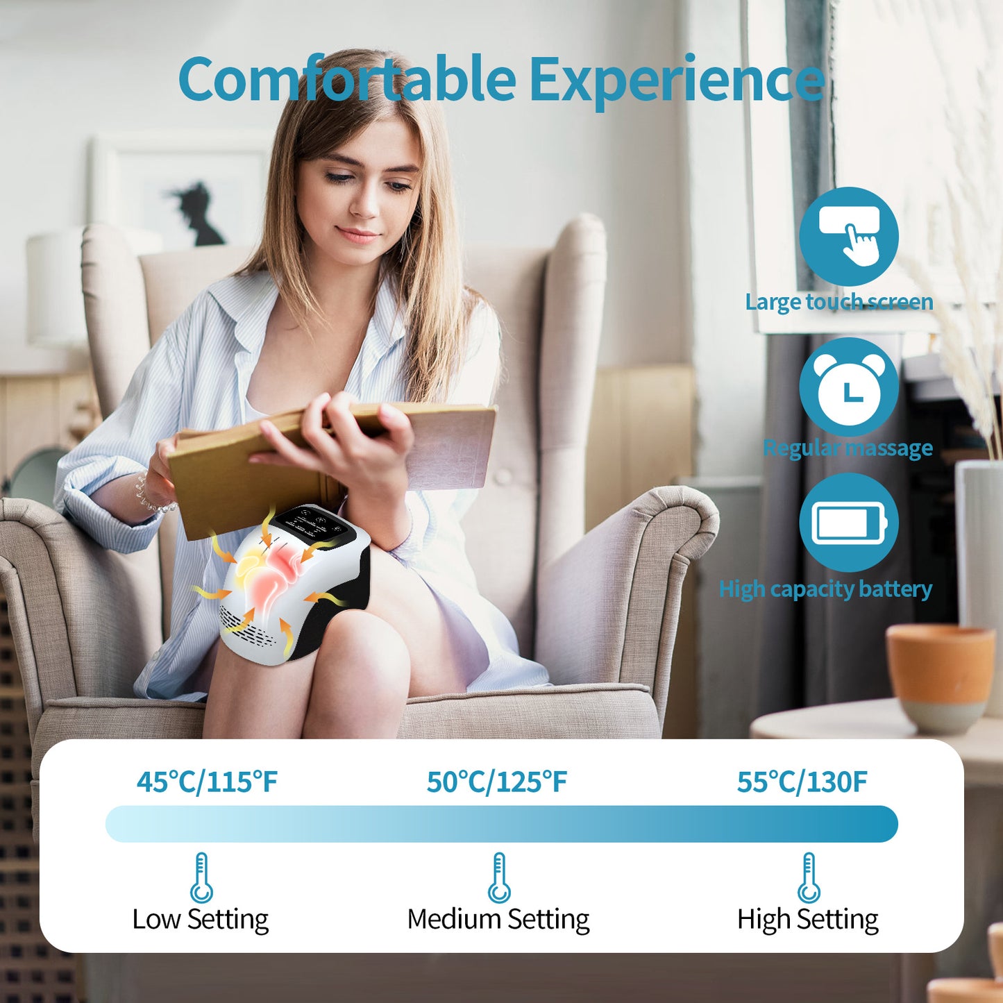 Knee Massager Electric KIntelligent nee Physiotherapy